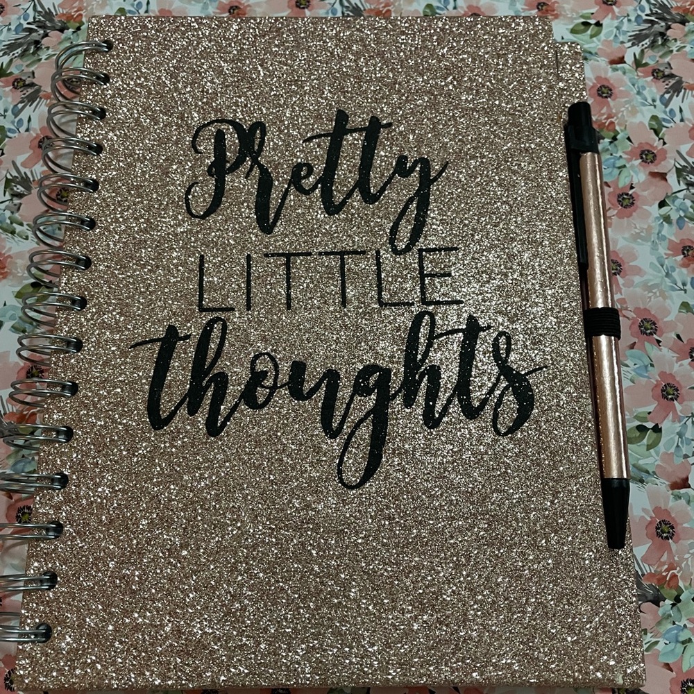 Claire’s Sparkly Notebook/ Journal Set with Pen